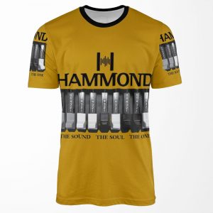 Hammond Organ Logo And Graphics All-over-print T-shirt