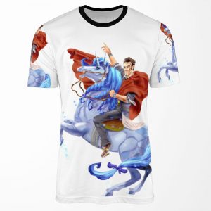 Handsome Jack And Buttstallion No Background All-over-print T-shirt