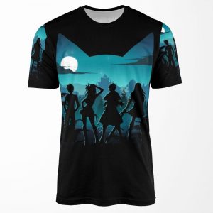 Happy Silhouette All-over-print T-shirt
