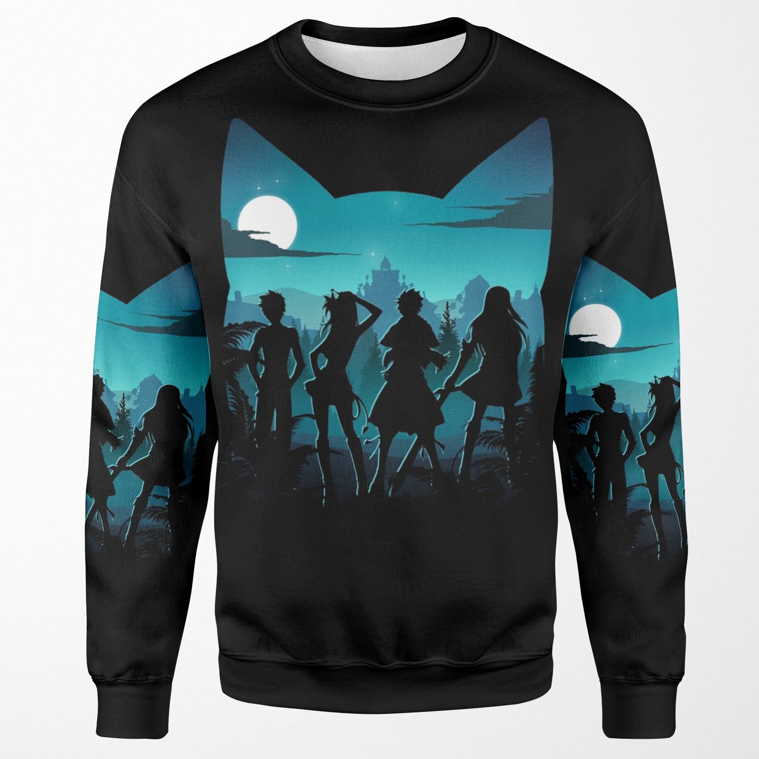 Happy Silhouette All-over-print Unisex Sweatshirt