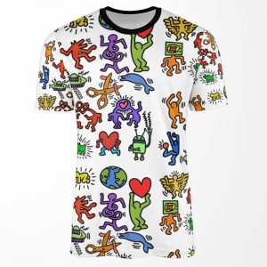 Haring Symbols All-over-print T-shirt