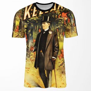 Harry Kellar American Magician Illusionist Performances Vintage Theater Advertisement All-over-print T-shirt
