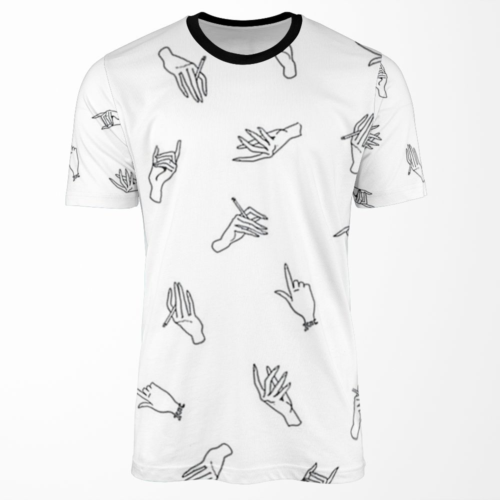 Harry Styles Hands Pattern All-over-print T-shirt
