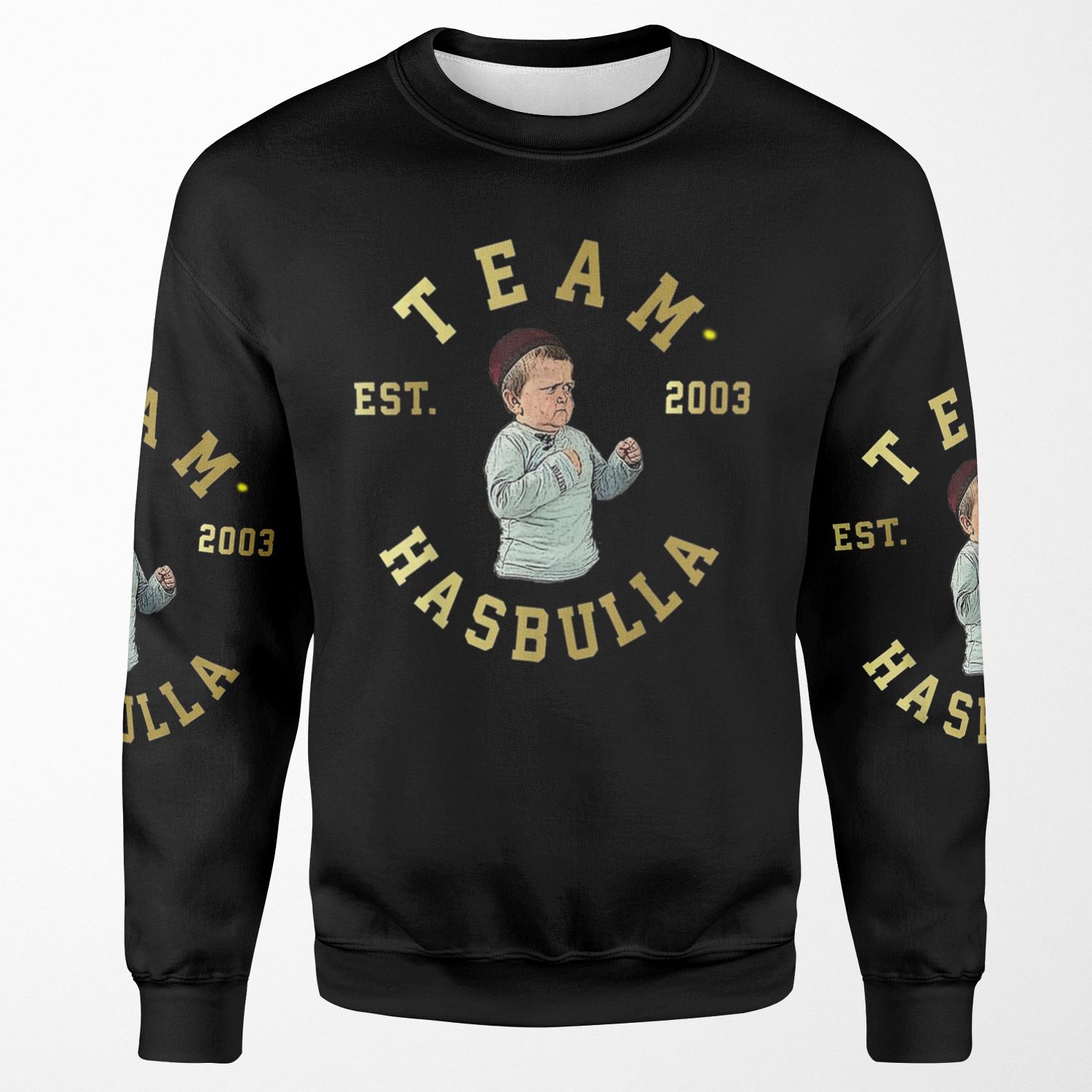 Hasbulla Magomedov Team Mma Hasbulla Fight Meme All-over-print Unisex Sweatshirt
