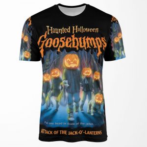 Haunted Hallowen Goosebumps All-over-print T-shirt