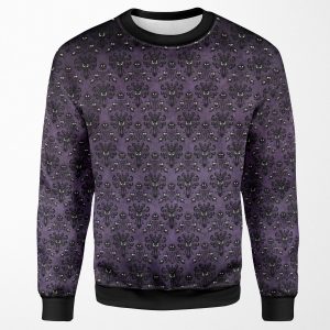 Haunted Mansion Wallpaper All-over-print Unisex Sweatshirt