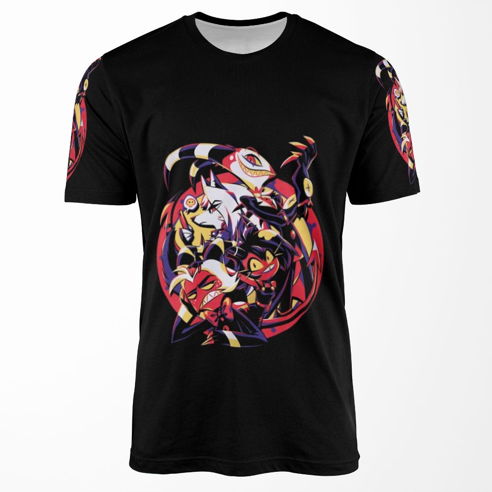 Hazbin Hotel Merch Helluva Boss Group All-over-print T-shirt