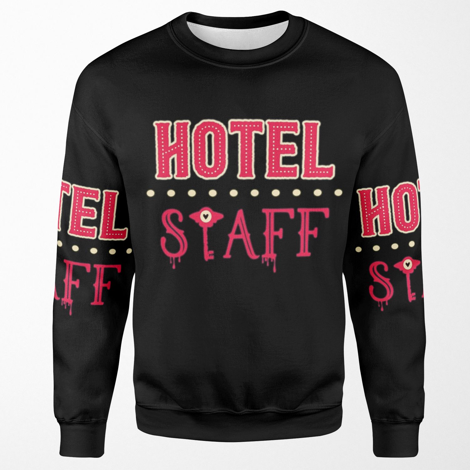 Hazbin Hotel Staff All-over-print Unisex Sweatshirt