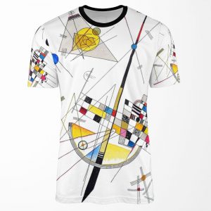 Hd _Delicate Tension_ 1923 By Wassily Kandinsky All-over-print T-shirt
