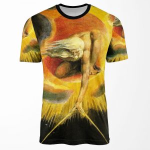 Hd Ancient Of Days By William Blake High Definition Original Colors All-over-print T-shirt