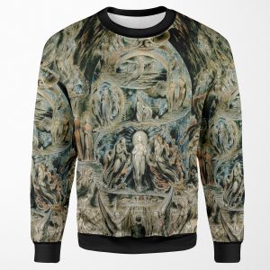 Hd Meditations Among The Tombs By William Blake High Definition All-over-print Unisex Sweatshirt