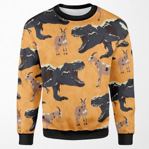He S Gonna Eat The Goat All-over-print Unisex Sweatshirt