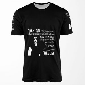 Heavy Trip Xytrax Symphonic Postapocalyptic Reindeer Grinding Christ Ab Sing Extreme War Pagan Fennoscandian Metal All-over-print T-shirt