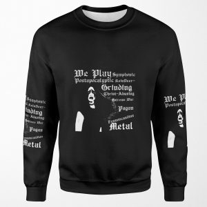 Heavy Trip Xytrax Symphonic Postapocalyptic Reindeer Grinding Christ Ab Sing Extreme War Pagan Fennoscandian Metal All-over-print Unisex Sweatshirt