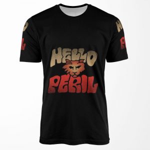 Hello Peril Logo All-over-print T-shirt