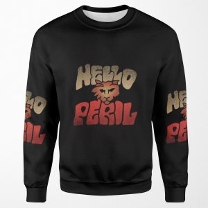 Hello Peril Logo All-over-print Unisex Sweatshirt