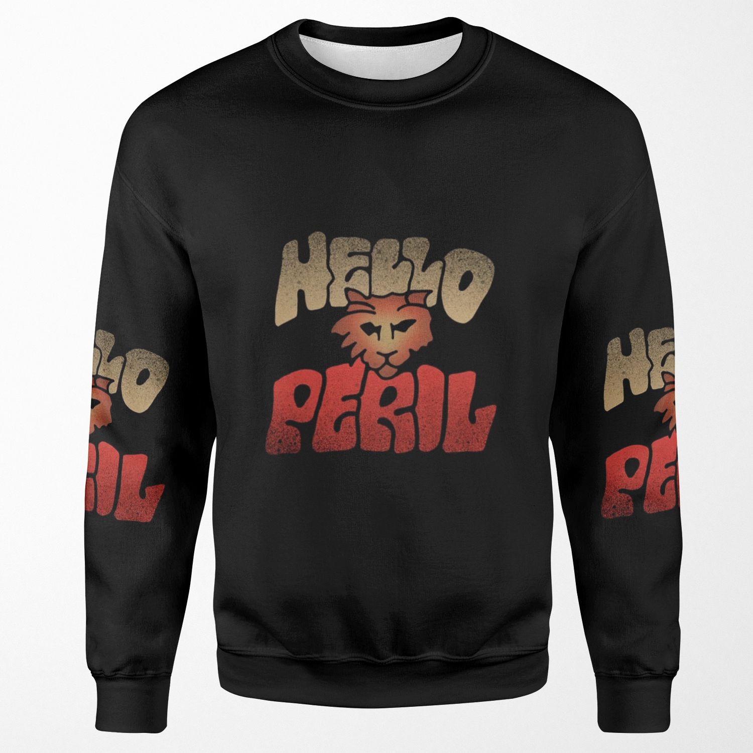Hello Peril Logo All-over-print Unisex Sweatshirt