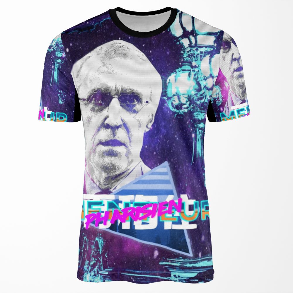 Henry De Lesquen Vaporwave By Yugissou All-over-print T-shirt