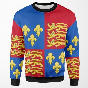 Henry V Royal Arms Of England 1399 1603 All-over-print Unisex Sweatshirt