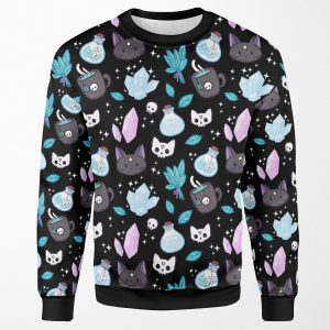 Herb Witch Black Nikury All-over-print Unisex Sweatshirt