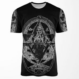 Hermes Trismegistus As Above So Below Hermetic Axiom All-over-print T-shirt
