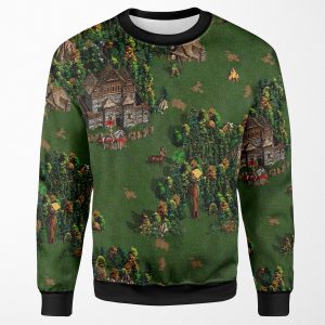 Heroes Of Might And Magic Iii Upscaled Screenshot All-over-print Unisex Sweatshirt