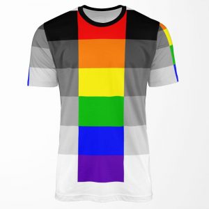 Heteroflexible Pride Flag All-over-print T-shirt