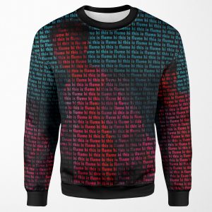 Hi This Is Flume Text Print All-over-print Unisex Sweatshirt