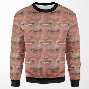 Hide The Pain Harold Meme Multiple Sad Guy Face All-over-print Unisex Sweatshirt
