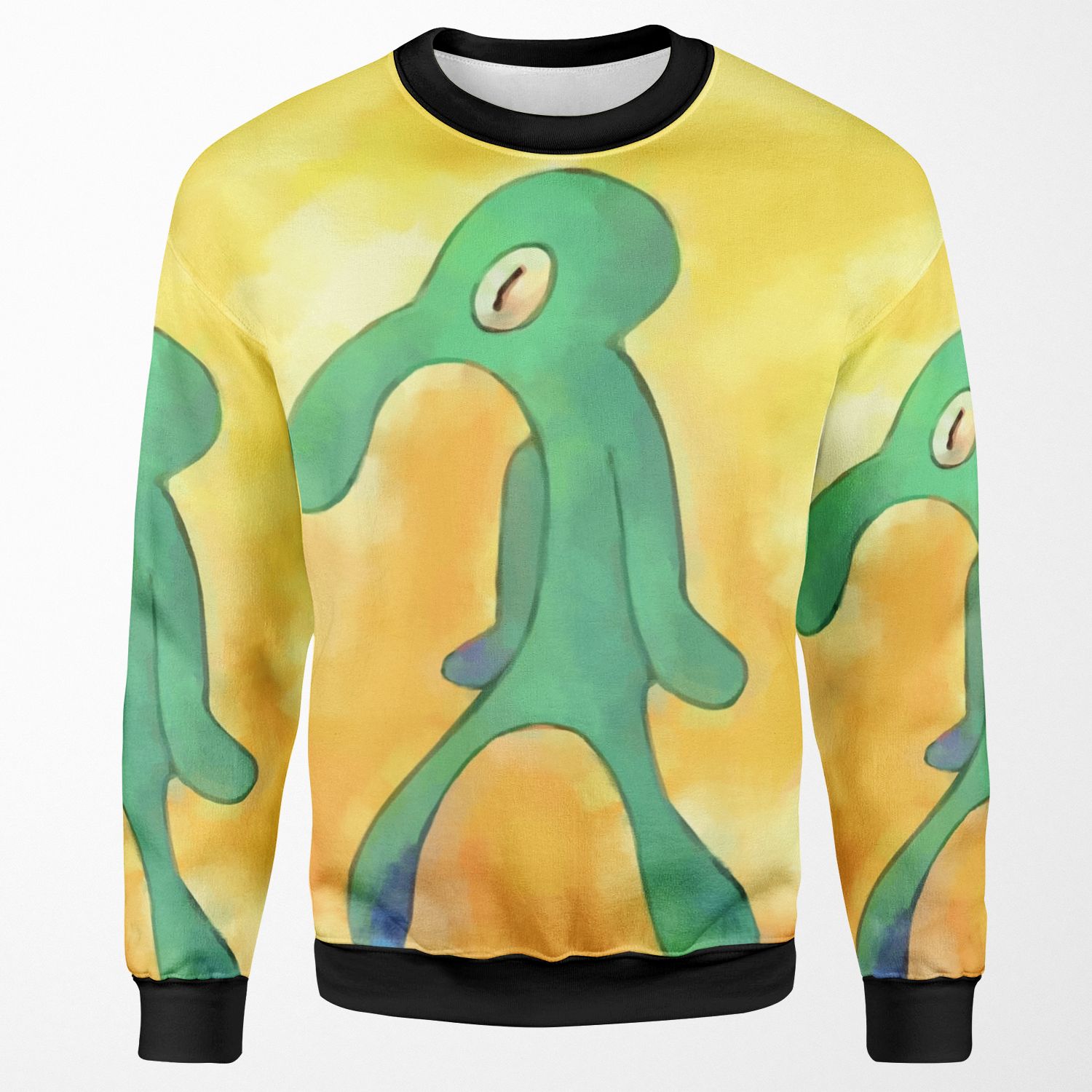High Res Bold And Brash Repaint All-over-print Unisex Sweatshirt