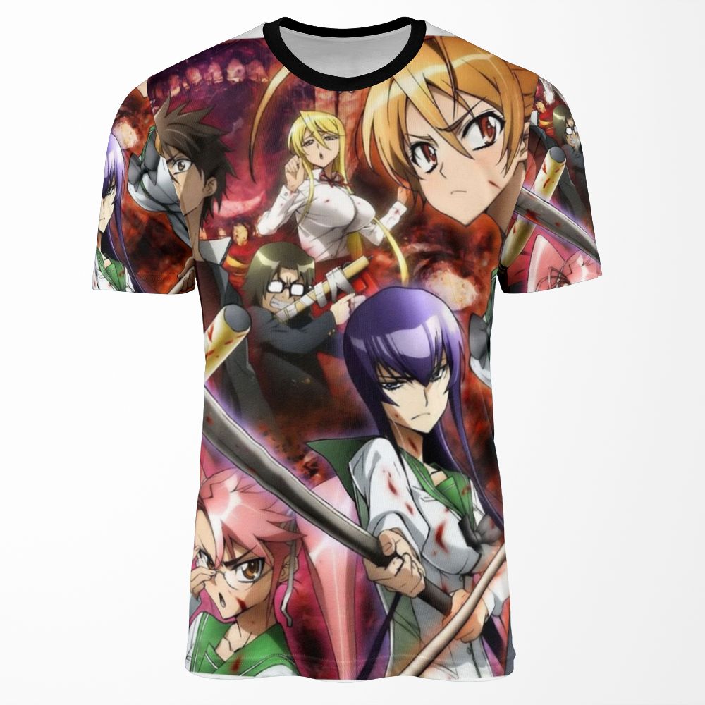 High School Of The Dead 3 All-over-print T-shirt