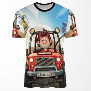 Hill Climb Racing 2 All-over-print T-shirt