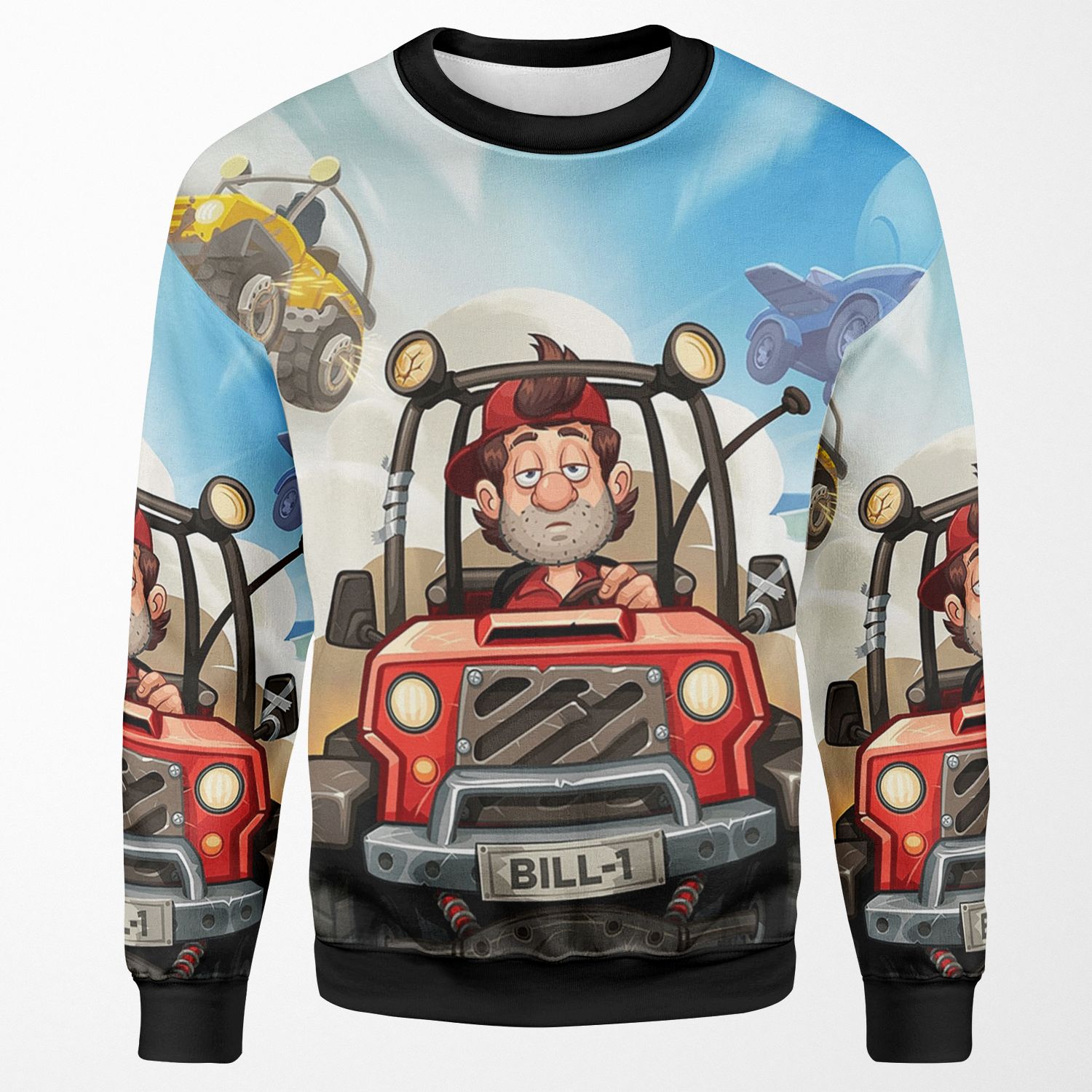 Hill Climb Racing 2 All-over-print Unisex Sweatshirt