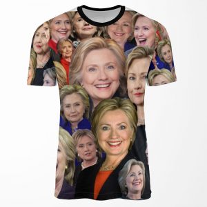 Hillary Clinton Collage All-over-print T-shirt