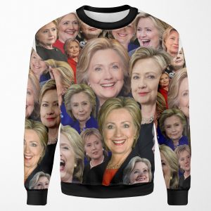 Hillary Clinton Collage All-over-print Unisex Sweatshirt
