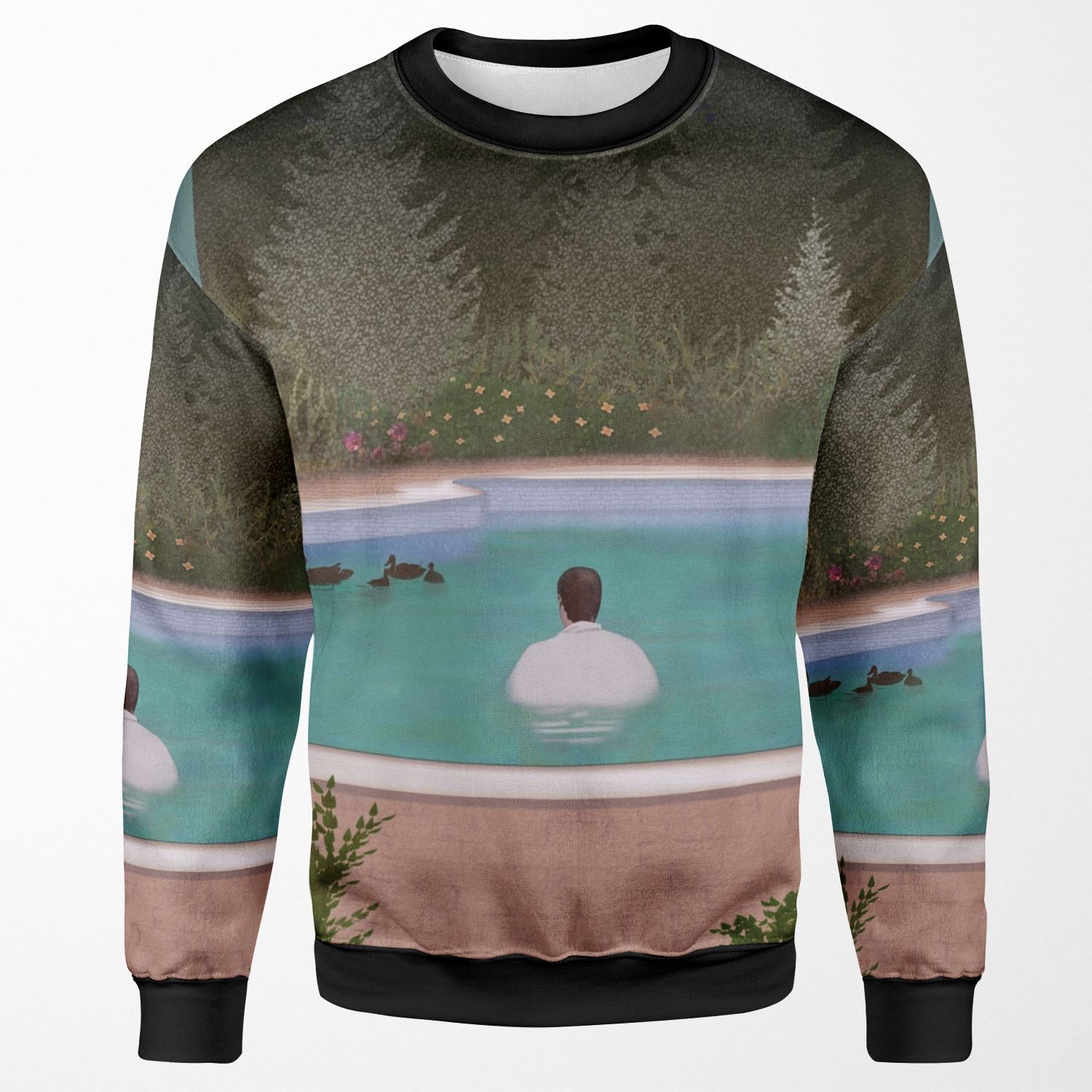 Him With Those Ducks All-over-print Unisex Sweatshirt