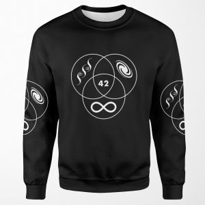 Hitchhikers Guide To The Galaxy 42 All-over-print Unisex Sweatshirt