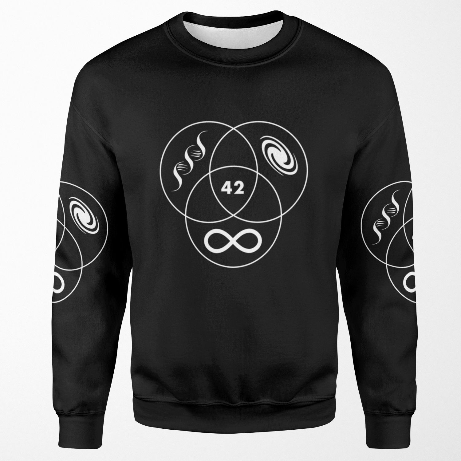 Hitchhikers Guide To The Galaxy 42 All-over-print Unisex Sweatshirt