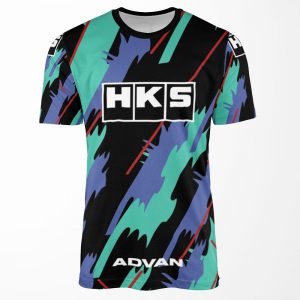 Hks Super Oil Retro Livery All-over-print T-shirt