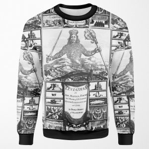 Hobbes Leviathan Frontispiece All-over-print Unisex Sweatshirt