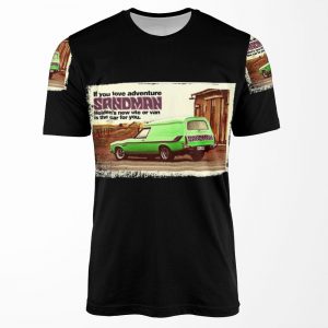 Holden Sandman Panel Van Nostalgic All-over-print T-shirt