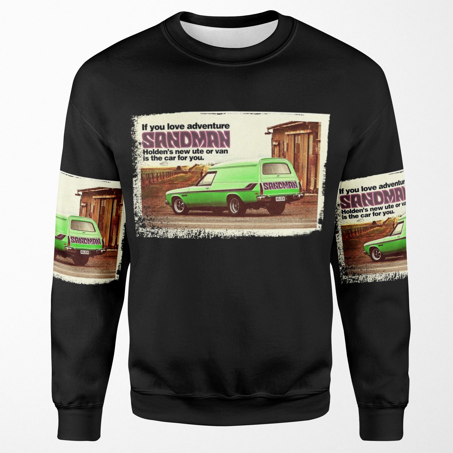 Holden Sandman Panel Van Nostalgic All-over-print Unisex Sweatshirt