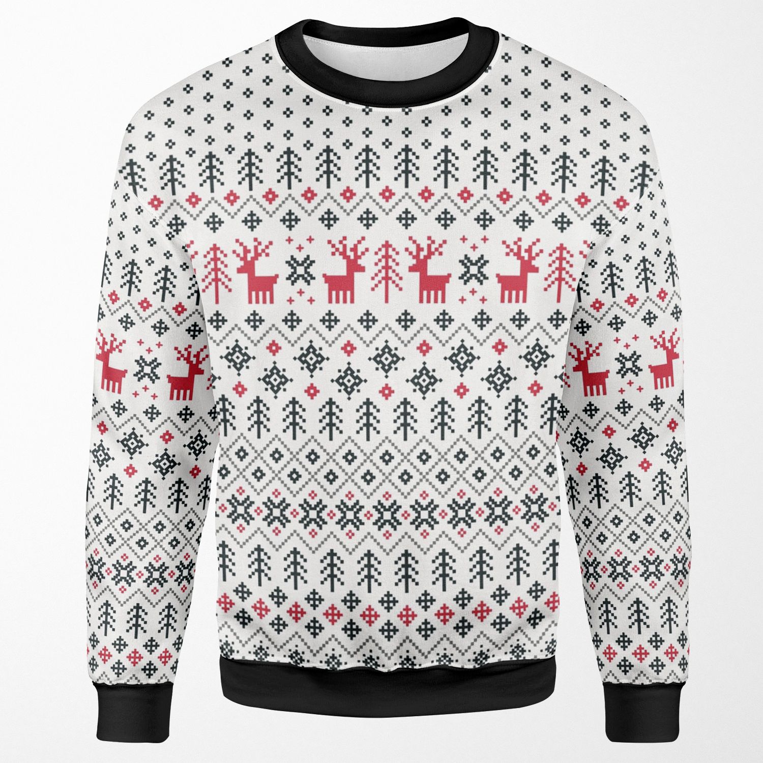 Holiday Sweater Pattern All-over-print Unisex Sweatshirt