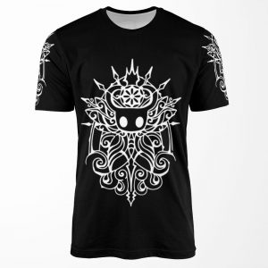 Hollow Knight Tribal White All-over-print T-shirt