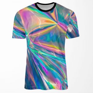 Holographic All-over-print T-shirt