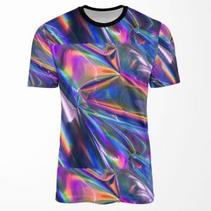 Holographic Material All-over-print T-shirt