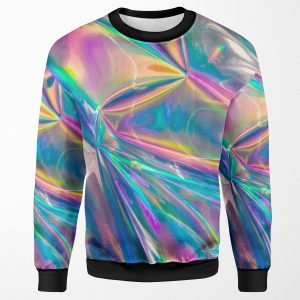 Holographic All-over-print Unisex Sweatshirt