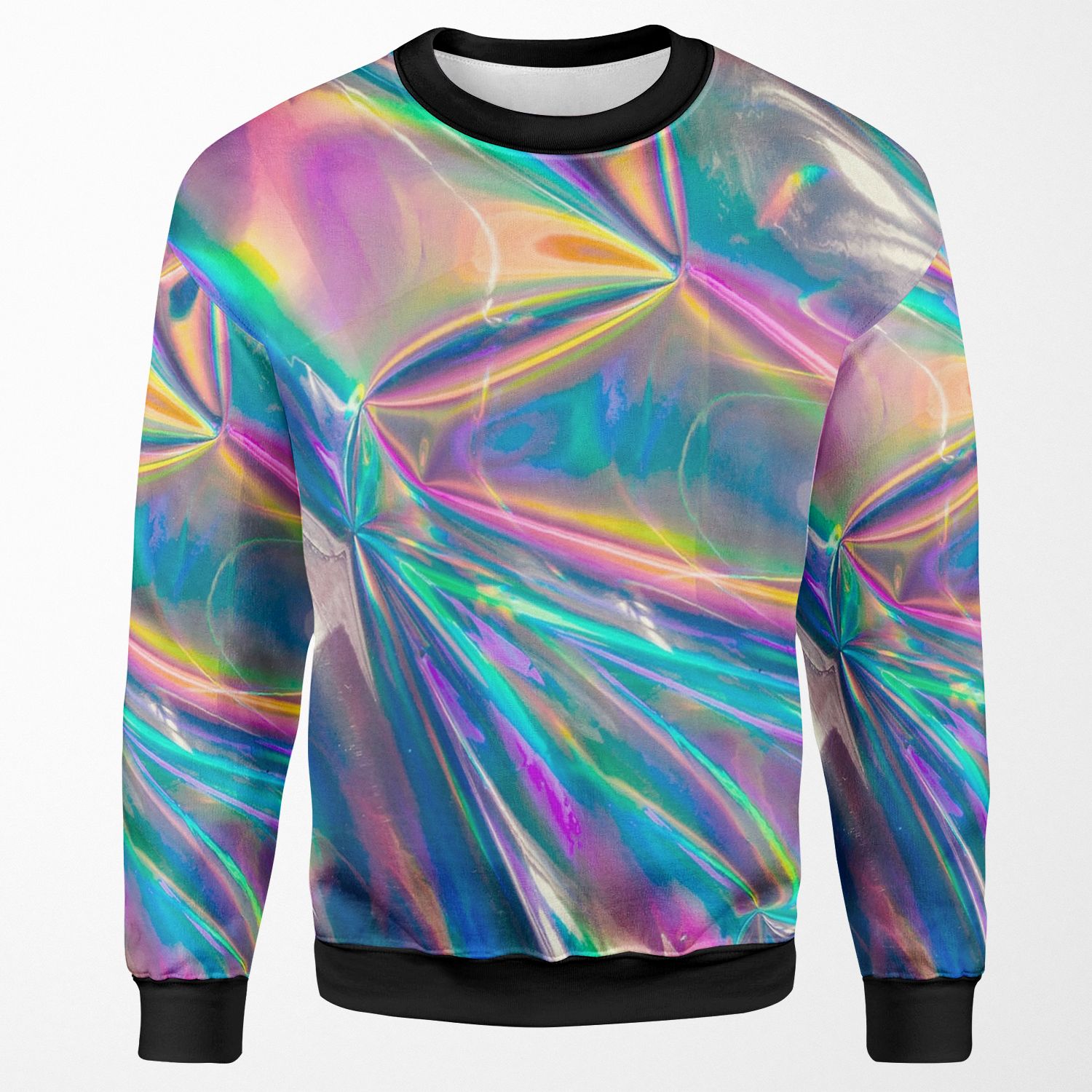 Holographic All-over-print Unisex Sweatshirt