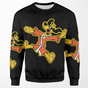 Hong Kong Phooey Black All-over-print Unisex Sweatshirt
