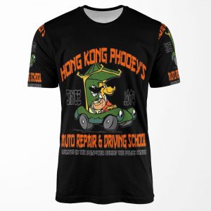 Hong Kong Phooey S Auto Repair And Driving School All-over-print T-shirt